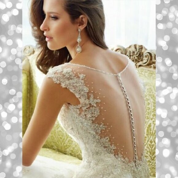 NWT Sophia Tolli Wedding Gown Y11555 Caracara - Picture 3 of 9